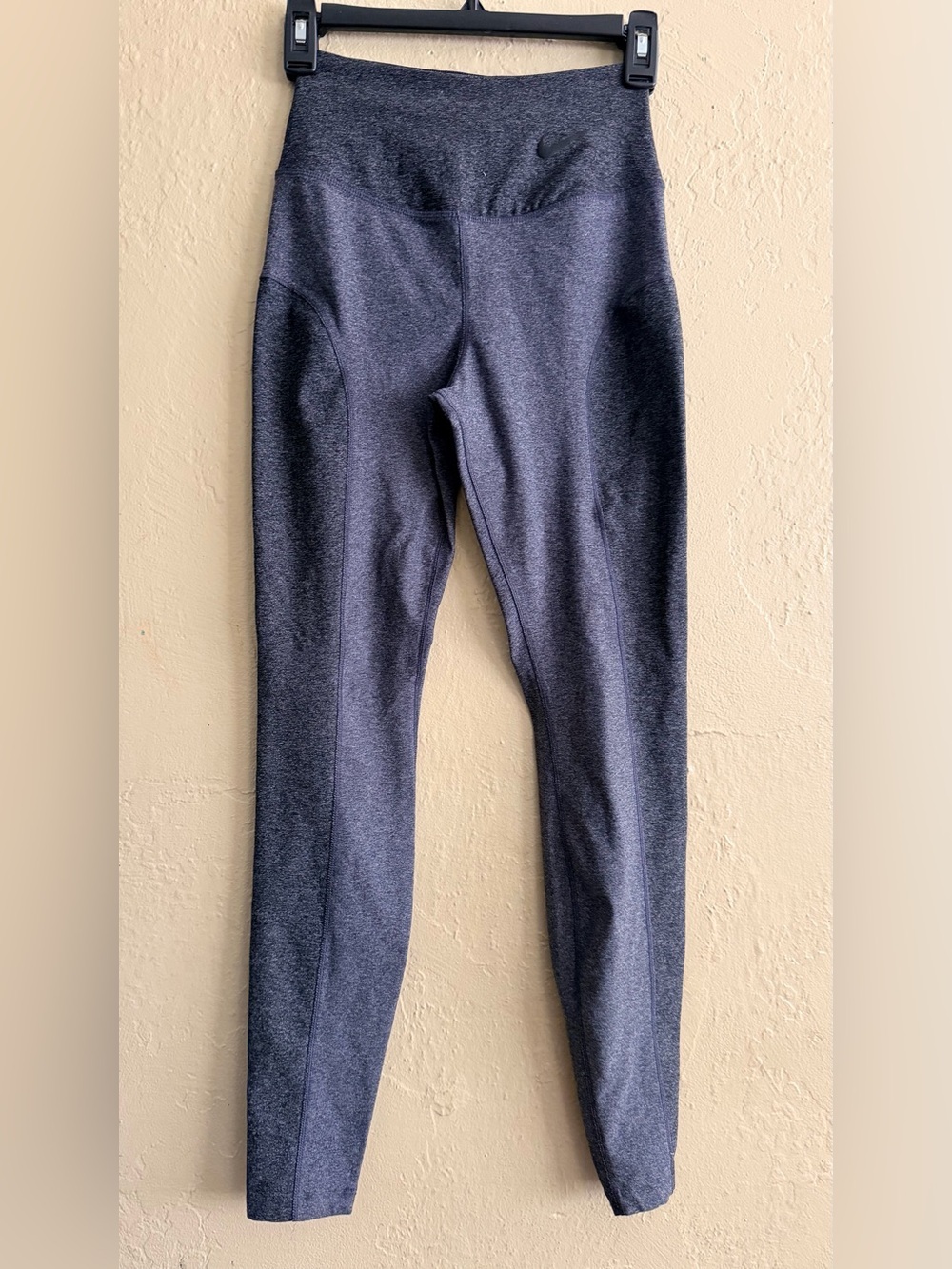 Nike Dri-FIT Purple and Gray Performance Top Leggings